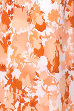 Load image into Gallery viewer, Floral Midi Dress with Side Cut-Outs - Rust
