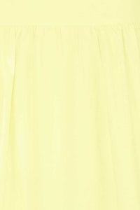 Midi Dress with Knot Detail - Yellow