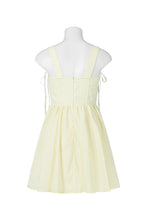 Load image into Gallery viewer, Yellow Summer Mini with Bow Tie Detail
