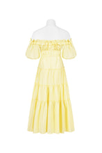 Load image into Gallery viewer, Off-Shoulder Maxi in Lemon Shade
