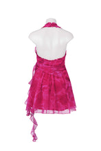 Load image into Gallery viewer, Pink Party Dress with Wrap Top Detail
