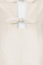 Load image into Gallery viewer, Cream Midi Dress with Back Bow Ties
