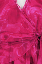 Load image into Gallery viewer, Pink Party Dress with Wrap Top Detail
