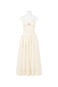 Cream Midi with Gold Hardware