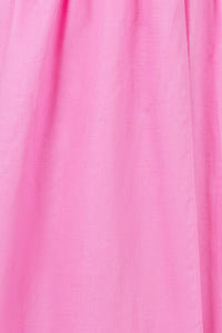 Pink Midi Dress with Bow