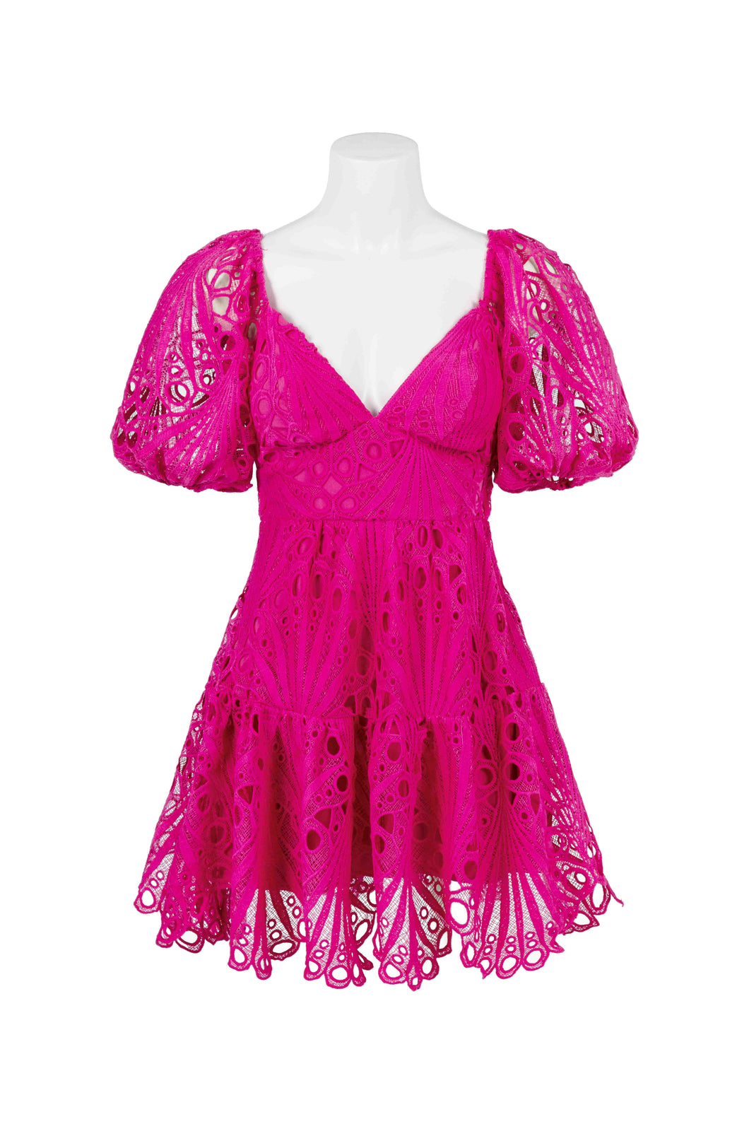 Pink Lace Mini with Tie Back