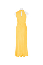 Load image into Gallery viewer, High Neck Cocktail Dress - Mustard
